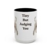 15oz-toy-poodle-mug-humor-black-front 15oz Funny Toy Poodle Mug, Black, front view
