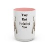 15oz-toy-poodle-mug-humor-pink 15oz Funny Toy Poodle Mug, Pink, front view