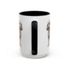 15oz Toy Poodle Mug, Black, back view