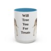 15oz-treeing-walker-coonhound-mug-humor-light-blue 15oz Funny Treeing Walker Coonhound Mug, Light Blue, front view