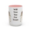 15oz-treeing-walker-coonhound-mug-humor-pink 15oz Funny Treeing Walker Coonhound Mug, Pink, front view