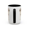 15oz Treeing Walker Coonhound Dog Mom Mug, Black, back view