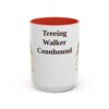 15oz Treeing Walker Coonhound Mug, Red, front view