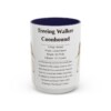 15oz Treeing Walker Coonhound Mug, Navy, front view