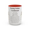 15oz Treeing Walker Coonhound Mug, Red, front view