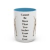 15oz Funny Vizsla Mug, Light Blue, front view