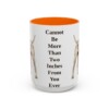 15oz Funny Vizsla Mug, Orange, front view