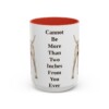 15oz Funny Vizsla Mug, Red, front view