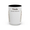 15oz Vizsla Latin Mug, Black, front view