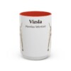 15oz Vizsla Latin Mug, Red, front view