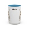 15oz Vizsla Mug, Light Blue, front view