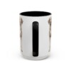 15oz Vizsla Mug, Black, back view
