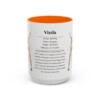15oz Vizsla Mug, Orange, front view