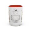 15oz Vizsla Mug, Red, front view