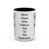 15oz-weimaraner-mug-humor-black-front 15oz Funny Weimaraner Mug, Black, front view