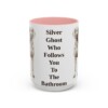 15oz-weimaraner-mug-humor-pink 15oz Funny Weimaraner Mug, Pink, front view
