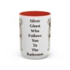 15oz-weimaraner-mug-humor-red 15oz Funny Weimaraner Mug, Red, front view