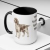 15oz Welsh Springer Spaniel Dog Mom Mug, Black, lifestyle photo