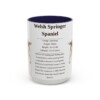 15oz Welsh Springer Spaniel Mug, Navy, front view