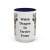 15oz-welsh-terrier-mug-humor-navy 15oz Funny Welsh Terrier Mug, Navy, front view