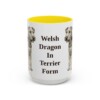 15oz-welsh-terrier-mug-humor-yellow 15oz Funny Welsh Terrier Mug, Yellow, front view