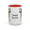 15oz Welsh Terrier Mug, Red, front view