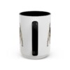 15oz Welsh Terrier Mug, Black, back view