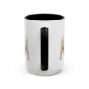 15oz West Highland White Terrier Latin Mug, Black, back view