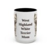 15oz-west-highland-white-terrier-mug-mom-black-front 15oz West Highland White Terrier Dog Mom Mug, Black, front view