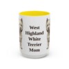 15oz-west-highland-white-terrier-mug-mom-yellow 15oz West Highland White Terrier Dog Mom Mug, Yellow, front view