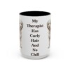 15oz Funny Westiepoo Mug, Black, front view