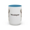 15oz-westiepoo-mug-light-blue 15oz Westiepoo Mug, Light Blue, front view