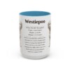 15oz Westiepoo Mug, Light Blue, front view