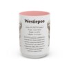 15oz Westiepoo Mug, Pink, front view