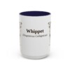 15oz-whippet-mug-latin-navy 15oz Whippet Latin Mug, Navy, front view