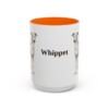 15oz Whippet Mug, Orange, front view