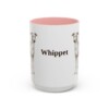 15oz Whippet Mug, Pink, front view