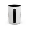 15oz Whippet Mug, Black, back view