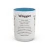 15oz Whippet Mug, Light Blue, front view