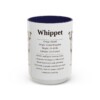 15oz Whippet Mug, Navy, front view