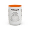 15oz Whippet Mug, Orange, front view