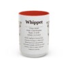 15oz Whippet Mug, Red, front view