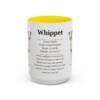 15oz Whippet Mug, Yellow, front view