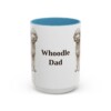 15oz Whoodle Dog Dad Mug, Light Blue, front view