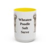 15oz Funny Whoodle Mug, Yellow, front view