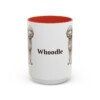 15oz Whoodle Mug, Red, front view