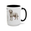15oz Whoodle Mug, Black, right side view