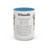 15oz Whoodle Mug, Light Blue, front view