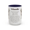 15oz Whoodle Mug, Navy, front view