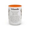 15oz Whoodle Mug, Orange, front view